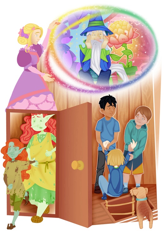 Иллюстрация к книге — Волшебный портрет, или Приключения маленькой кикиморы [i_009.jpg]