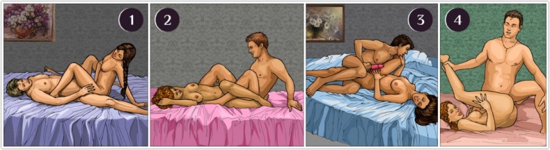Иллюстрация к книге — Медовый месяц. 30 секс-комбинаций на каждый день. Секс каталог для влюбленных парочек, желающих месяц предаваться страсти [i_016.jpg]