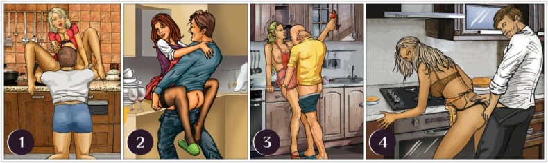 Иллюстрация к книге — Медовый месяц. 30 секс-комбинаций на каждый день. Секс каталог для влюбленных парочек, желающих месяц предаваться страсти [i_031.jpg]