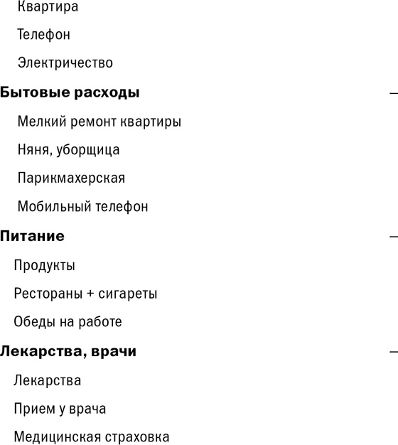 Иллюстрация к книге — Куда уходят деньги. Как грамотно управлять семейным бюджетом [i_016.jpg]
