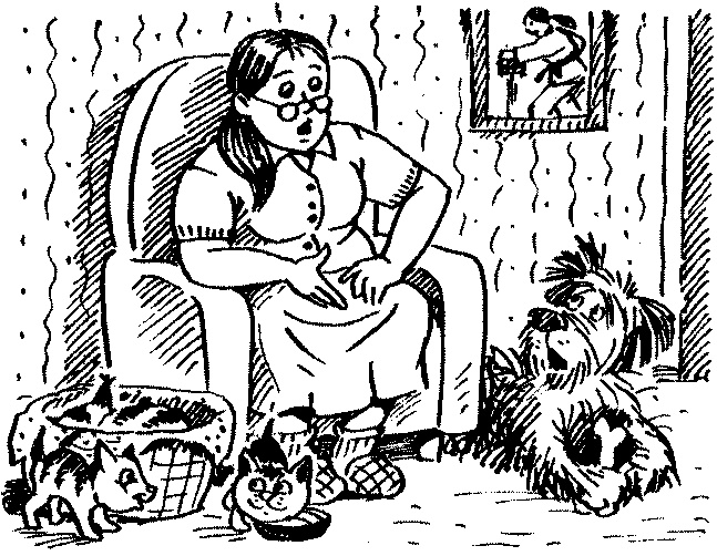 Иллюстрация к книге — Пончик идет по следу [i_047.jpg]