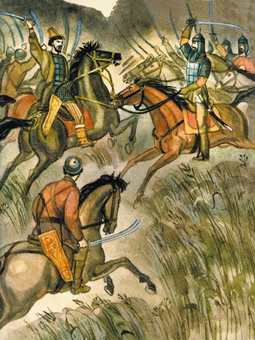 Иллюстрация к книге — Суровый век. Рассказы о царе Иване Грозном и его времени [i_013.jpg]