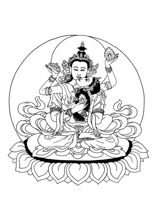 Иллюстрация к книге — Небесные танцовщицы. Истории просветленных женщин Индии и Тибета [i_010.jpg]