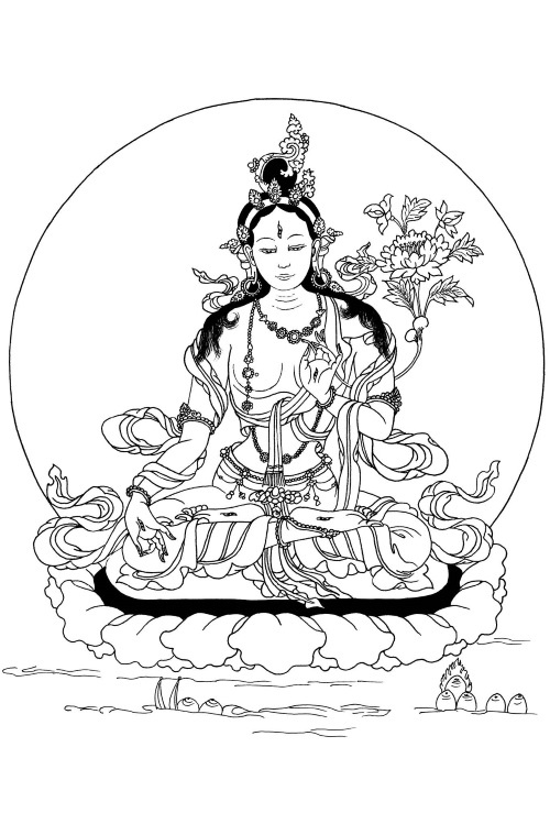 Иллюстрация к книге — Небесные танцовщицы. Истории просветленных женщин Индии и Тибета [i_024.jpg]