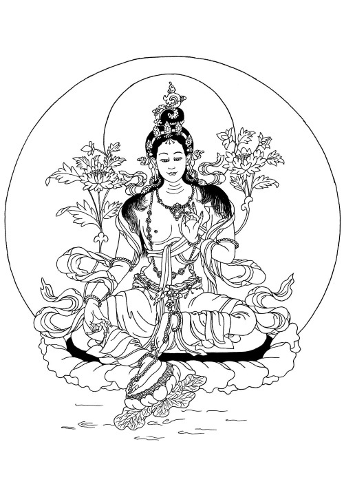 Иллюстрация к книге — Небесные танцовщицы. Истории просветленных женщин Индии и Тибета [i_028.jpg]