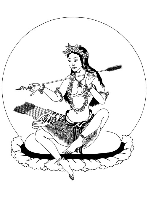 Иллюстрация к книге — Небесные танцовщицы. Истории просветленных женщин Индии и Тибета [i_030.jpg]