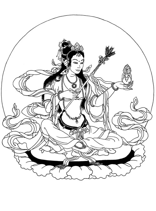 Иллюстрация к книге — Небесные танцовщицы. Истории просветленных женщин Индии и Тибета [i_039.jpg]