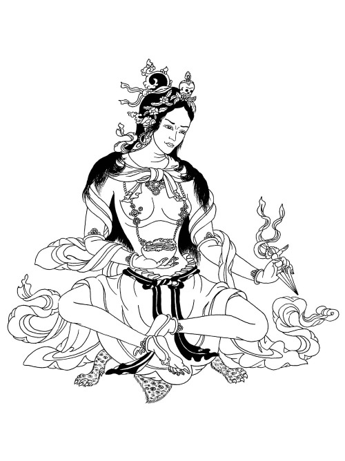 Иллюстрация к книге — Небесные танцовщицы. Истории просветленных женщин Индии и Тибета [i_047.jpg]