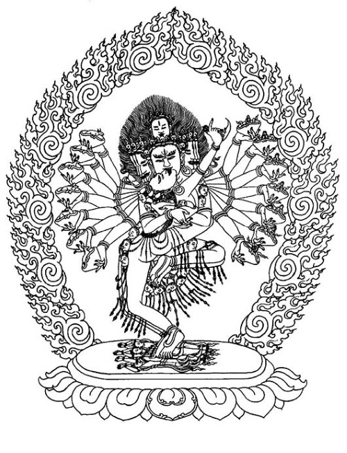 Иллюстрация к книге — Небесные танцовщицы. Истории просветленных женщин Индии и Тибета [i_088.jpg]