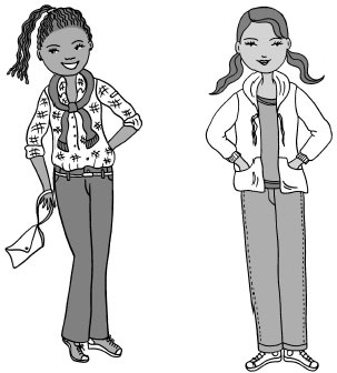 Иллюстрация к книге — Стильная девчонка. Полезная книга для юных и модных [i_037.jpg]