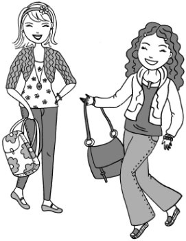 Иллюстрация к книге — Стильная девчонка. Полезная книга для юных и модных [i_038.jpg]