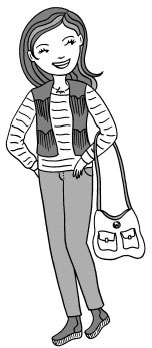 Иллюстрация к книге — Стильная девчонка. Полезная книга для юных и модных [i_039.jpg]