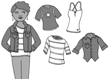 Иллюстрация к книге — Стильная девчонка. Полезная книга для юных и модных [i_047.jpg]