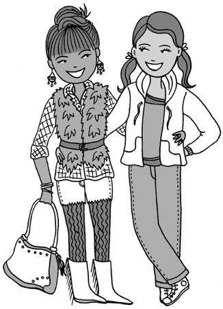 Иллюстрация к книге — Стильная девчонка. Полезная книга для юных и модных [i_050.jpg]