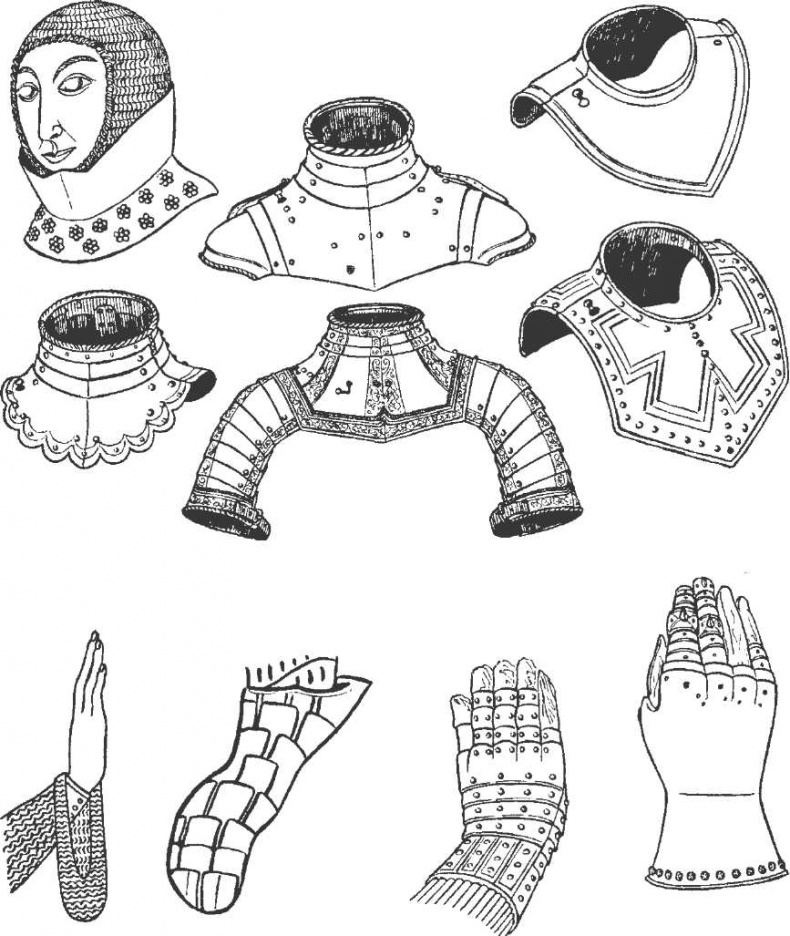 Иллюстрация к книге — Рыцарские доспехи Европы. Универсальный обзор музейных коллекций [_21.jpg]