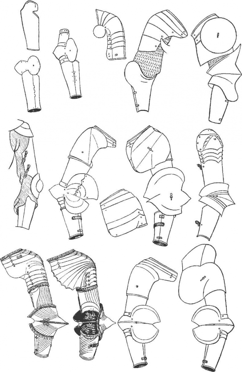 Иллюстрация к книге — Рыцарские доспехи Европы. Универсальный обзор музейных коллекций [_23.jpg]