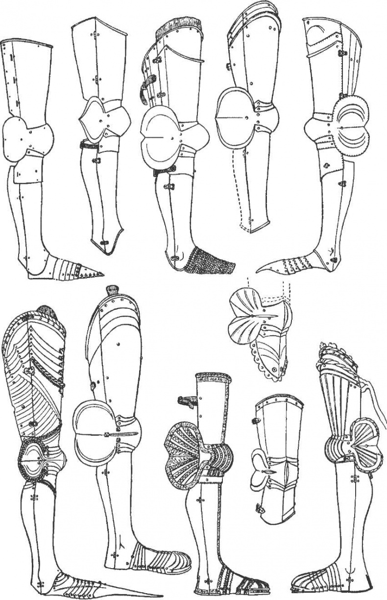 Иллюстрация к книге — Рыцарские доспехи Европы. Универсальный обзор музейных коллекций [_25.jpg]