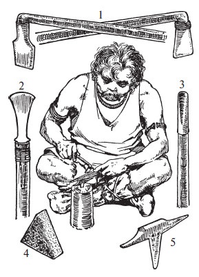 Иллюстрация к книге — Первобытные люди. Быт, религия, культура [i_104.jpg]