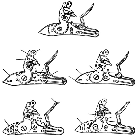 Иллюстрация к книге — Ружья, мушкеты и пистолеты Нового Света. Огнестрельное оружие XVII-XIX веков [i_039.jpg]