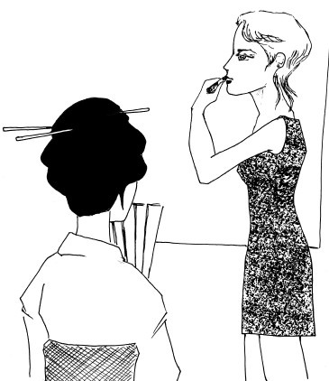 Иллюстрация к книге — Мудрость гейши, или Кимоно, расшитое драконами [i_014.jpg]