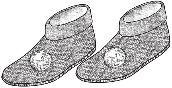 Иллюстрация к книге — Обувь для дома своими руками [i_203.jpg]