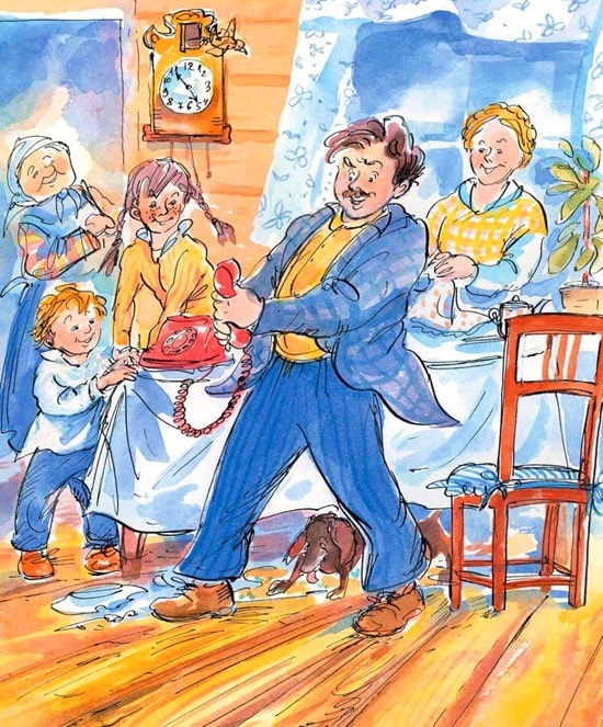 Иллюстрация к книге — Папа, мама, бабушка и восемь детей в деревне, или Маленький подарок Антона [i_028.jpg]