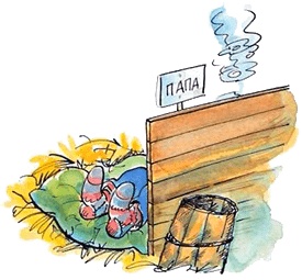 Иллюстрация к книге — Папа, мама, бабушка и восемь детей в деревне, или Маленький подарок Антона [i_045.jpg]