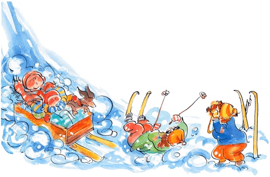 Иллюстрация к книге — Папа, мама, бабушка и восемь детей в деревне, или Маленький подарок Антона [i_056.jpg]