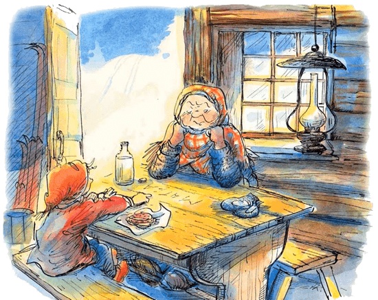 Иллюстрация к книге — Папа, мама, бабушка и восемь детей в деревне, или Маленький подарок Антона [i_064.jpg]