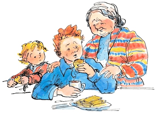 Иллюстрация к книге — Папа, мама, бабушка и восемь детей в деревне, или Маленький подарок Антона [i_076.jpg]