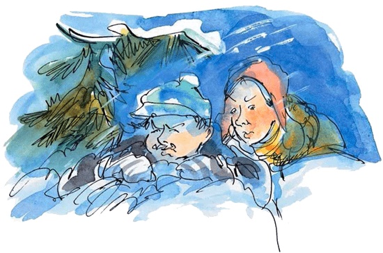 Иллюстрация к книге — Папа, мама, бабушка и восемь детей в деревне, или Маленький подарок Антона [i_079.jpg]