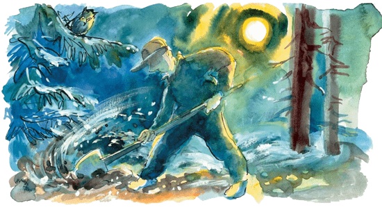 Иллюстрация к книге — Папа, мама, бабушка и восемь детей в деревне, или Маленький подарок Антона [i_080.jpg]