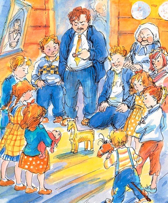 Иллюстрация к книге — Папа, мама, бабушка и восемь детей в деревне, или Маленький подарок Антона [i_081.jpg]