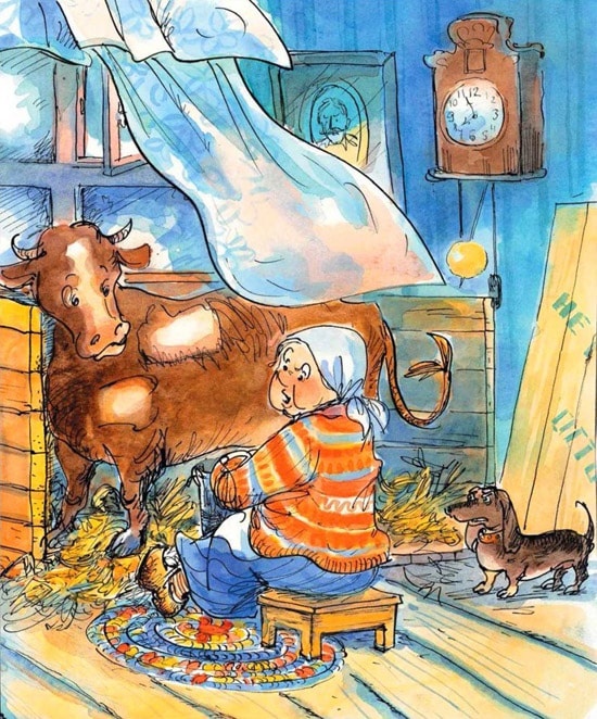 Иллюстрация к книге — Папа, мама, бабушка и восемь детей в деревне, или Маленький подарок Антона [i_097.jpg]