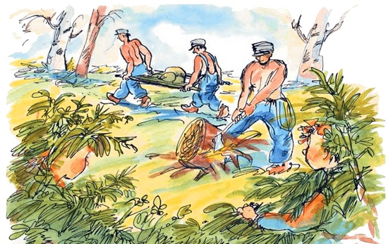 Иллюстрация к книге — Папа, мама, бабушка и восемь детей в деревне, или Маленький подарок Антона [i_131.jpg]