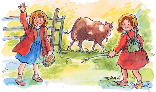 Иллюстрация к книге — Папа, мама, бабушка и восемь детей в деревне, или Маленький подарок Антона [i_136.jpg]