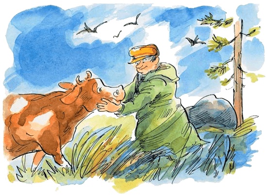 Иллюстрация к книге — Папа, мама, бабушка и восемь детей в деревне, или Маленький подарок Антона [i_138.jpg]