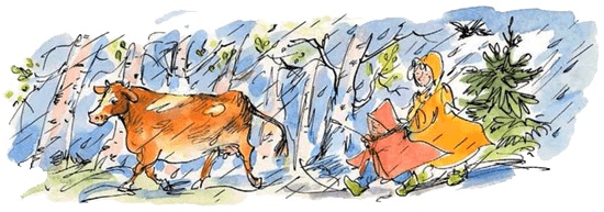 Иллюстрация к книге — Папа, мама, бабушка и восемь детей в деревне, или Маленький подарок Антона [i_143.jpg]