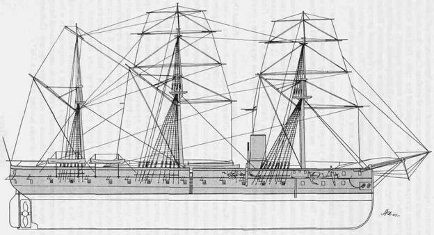 Иллюстрация к книге — Линкоры Британской империи. Часть 1. Пар, парус и броня Уцененный товар (№1) [pic_22.jpg]
