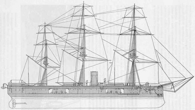 Иллюстрация к книге — Линкоры Британской империи. Часть 1. Пар, парус и броня Уцененный товар (№1) [pic_68.jpg]
