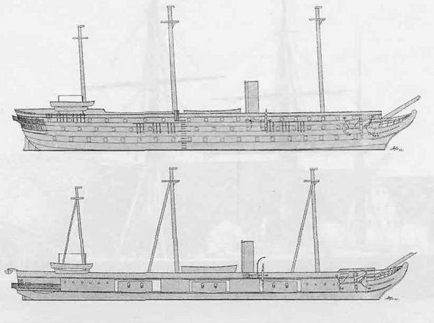 Иллюстрация к книге — Линкоры Британской империи. Часть 1. Пар, парус и броня Уцененный товар (№1) [pic_72.jpg]