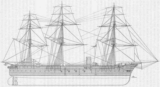 Иллюстрация к книге — Линкоры Британской империи. Часть 1. Пар, парус и броня Уцененный товар (№1) [pic_73.jpg]