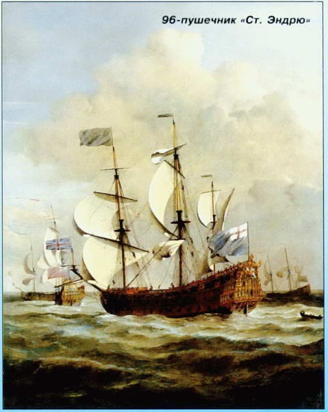 Иллюстрация к книге — Все переломные сражения парусного флота. От Великой Армады до Трафальгара [i_054.jpg]