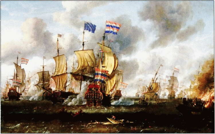 Иллюстрация к книге — Все переломные сражения парусного флота. От Великой Армады до Трафальгара [i_057.jpg]