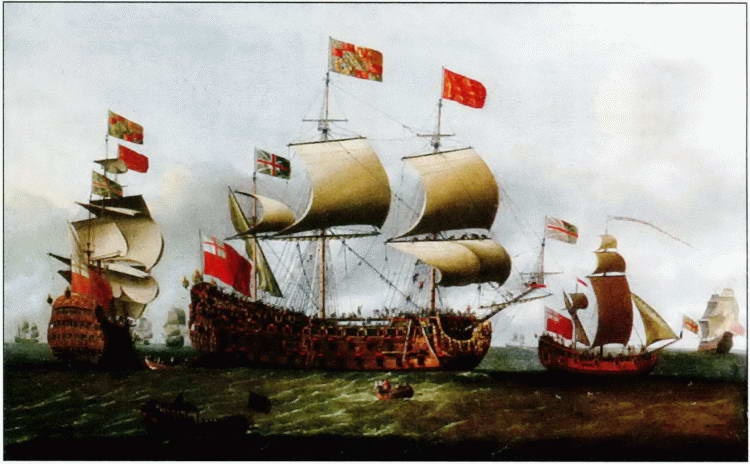 Иллюстрация к книге — Все переломные сражения парусного флота. От Великой Армады до Трафальгара [i_068.jpg]