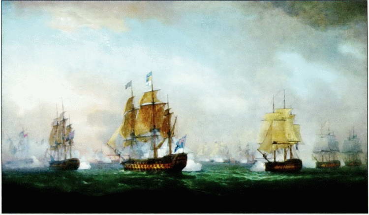 Иллюстрация к книге — Все переломные сражения парусного флота. От Великой Армады до Трафальгара [i_139.jpg]