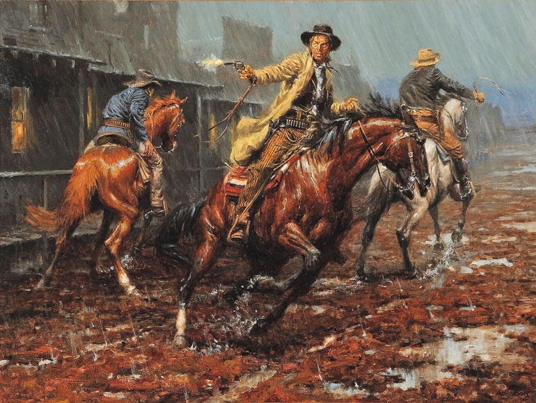 Иллюстрация к книге — Стрелки Дикого Запада. Шерифы, бандиты, ковбои, ганфайтеры [i_048.jpg]