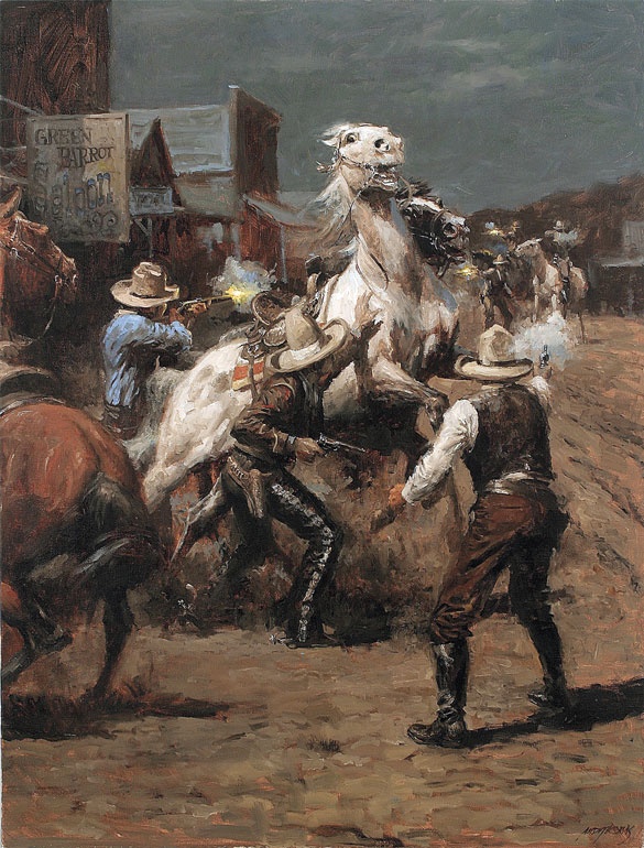 Иллюстрация к книге — Стрелки Дикого Запада. Шерифы, бандиты, ковбои, ганфайтеры [i_077.jpg]