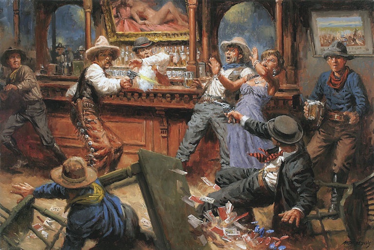 Иллюстрация к книге — Стрелки Дикого Запада. Шерифы, бандиты, ковбои, ганфайтеры [i_117.jpg]