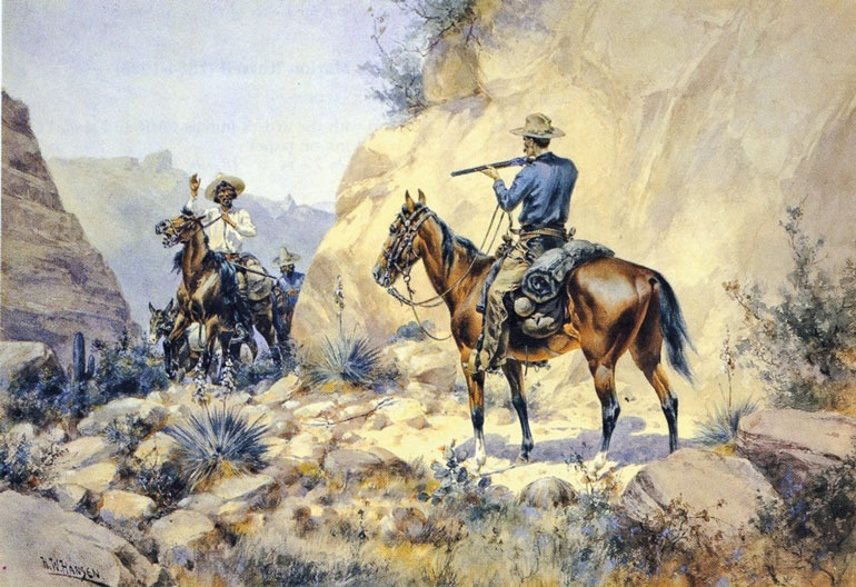 Иллюстрация к книге — Стрелки Дикого Запада. Шерифы, бандиты, ковбои, ганфайтеры [i_157.jpg]